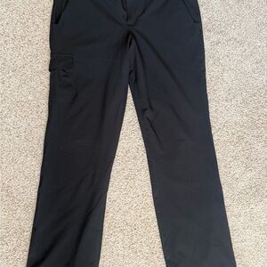 Eddie Bauer Women’s Fleece-Line Black Cargo Pants
